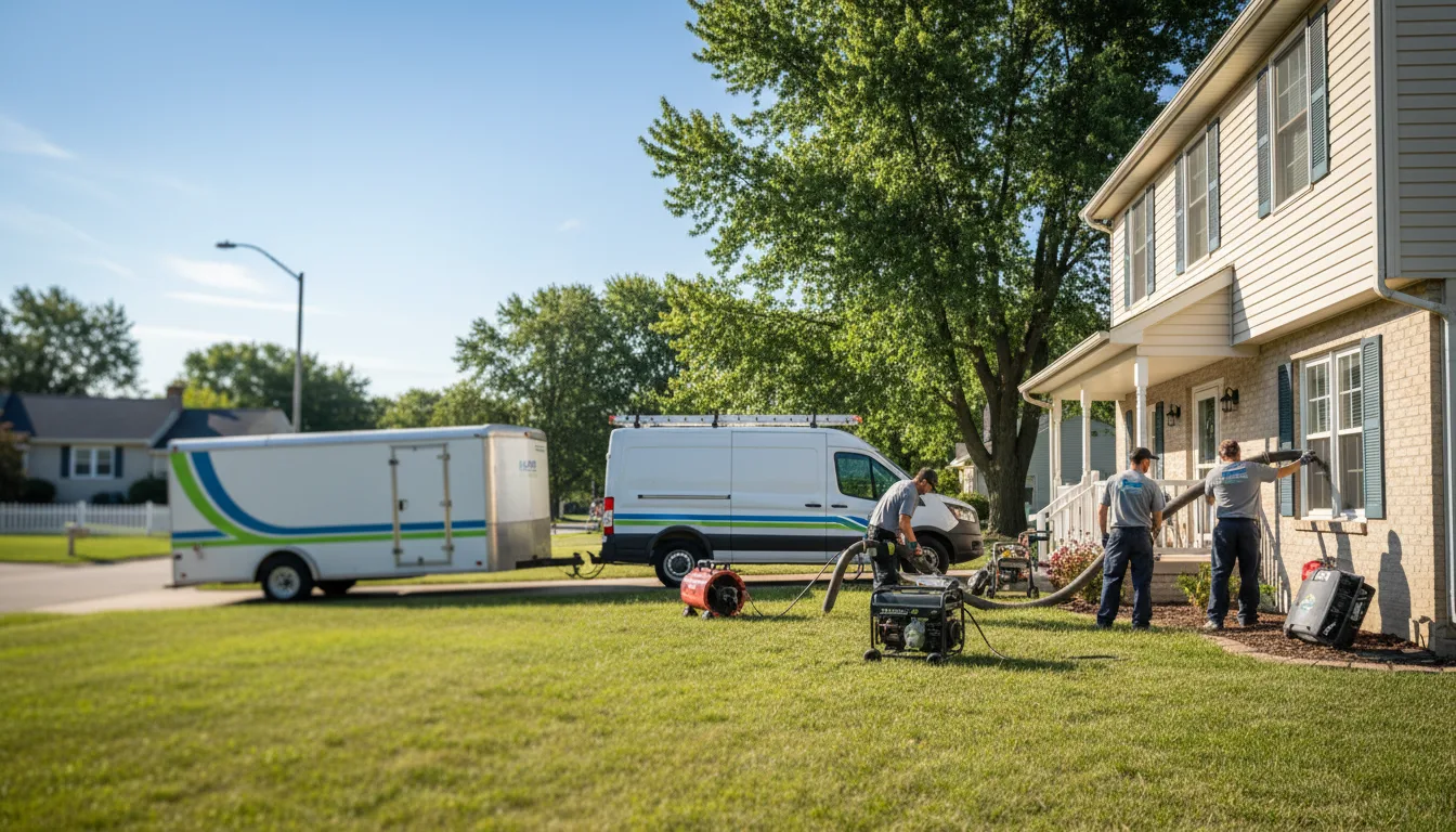 Flooded Basement Restoration And Cleanup With Repair in Oak Forest, IL near me